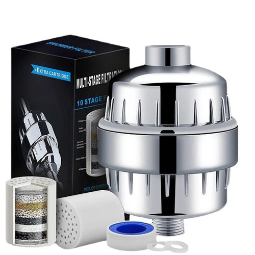 20-Stage High Output Shower Water Filter for Hard Water