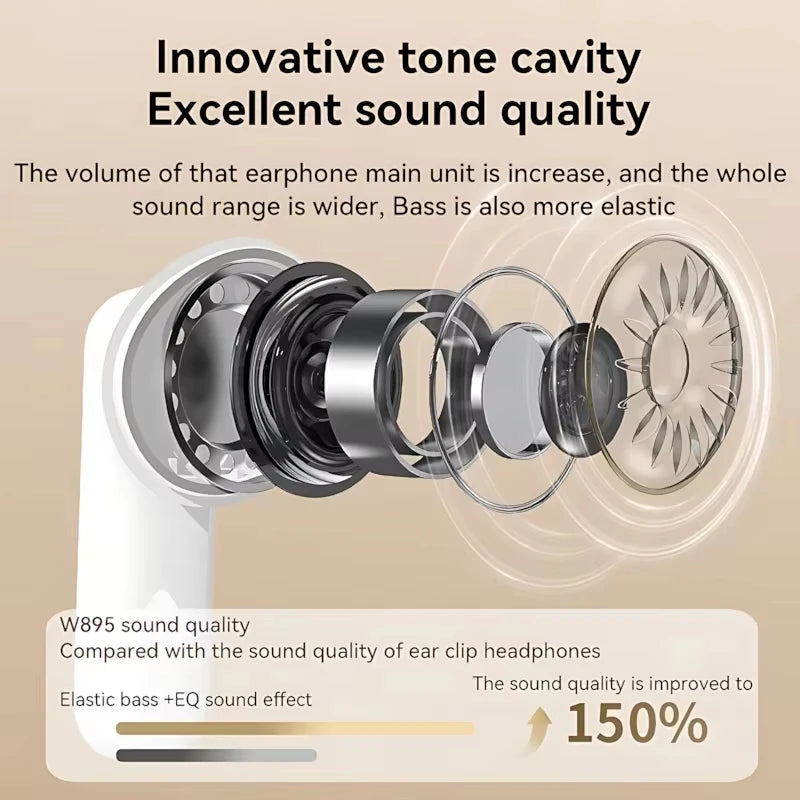 Wireless Bluetooth Headphones - HD Sound & Long Battery