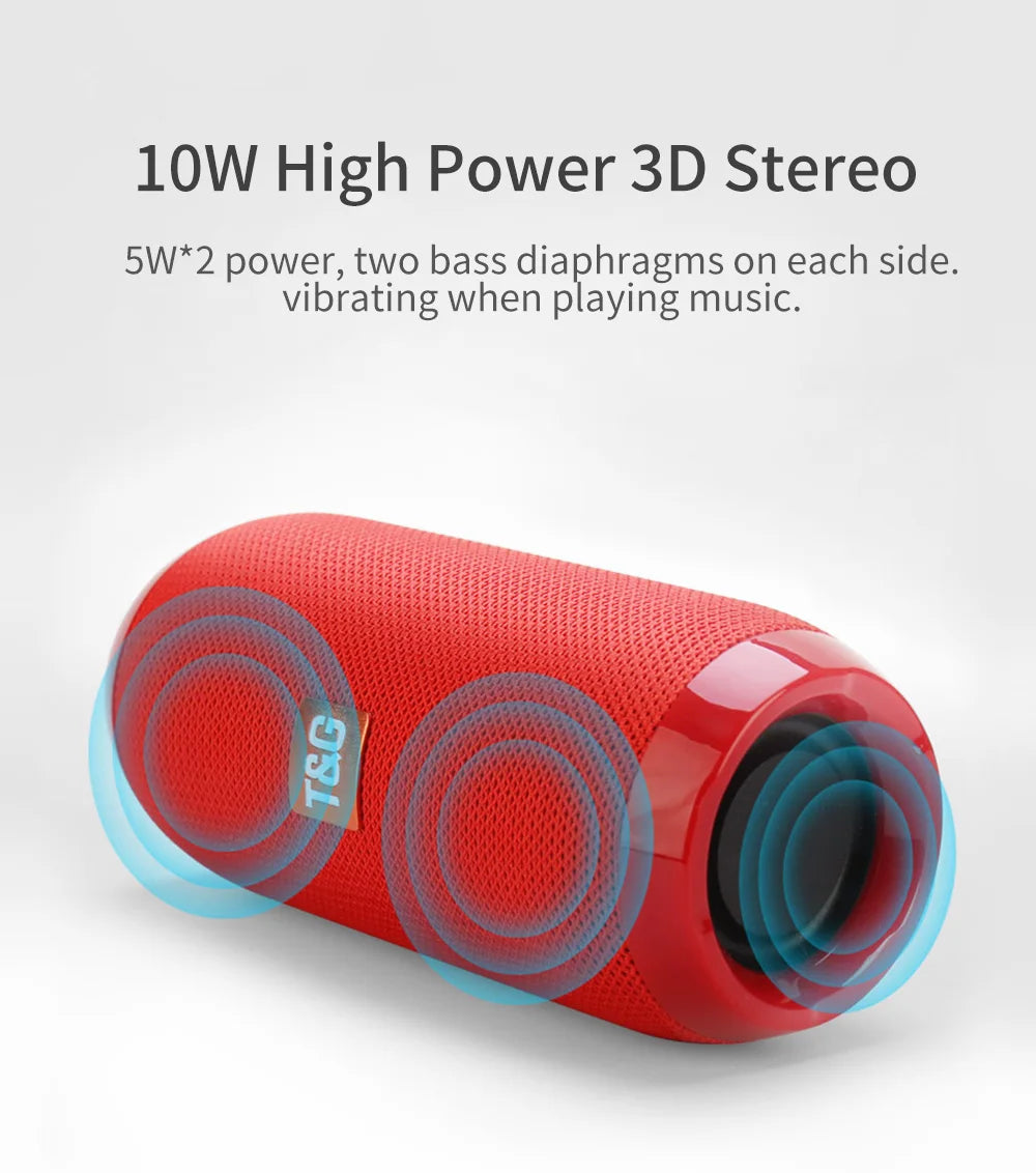 T&G TG117 Portable Waterproof Bluetooth Speaker