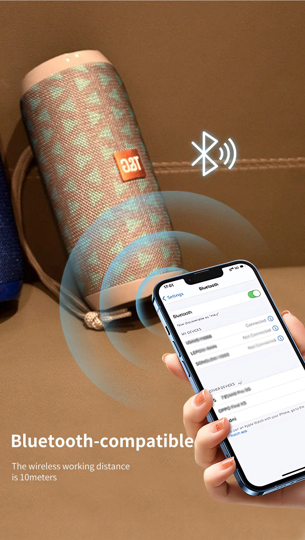 T&G TG117 Portable Waterproof Bluetooth Speaker