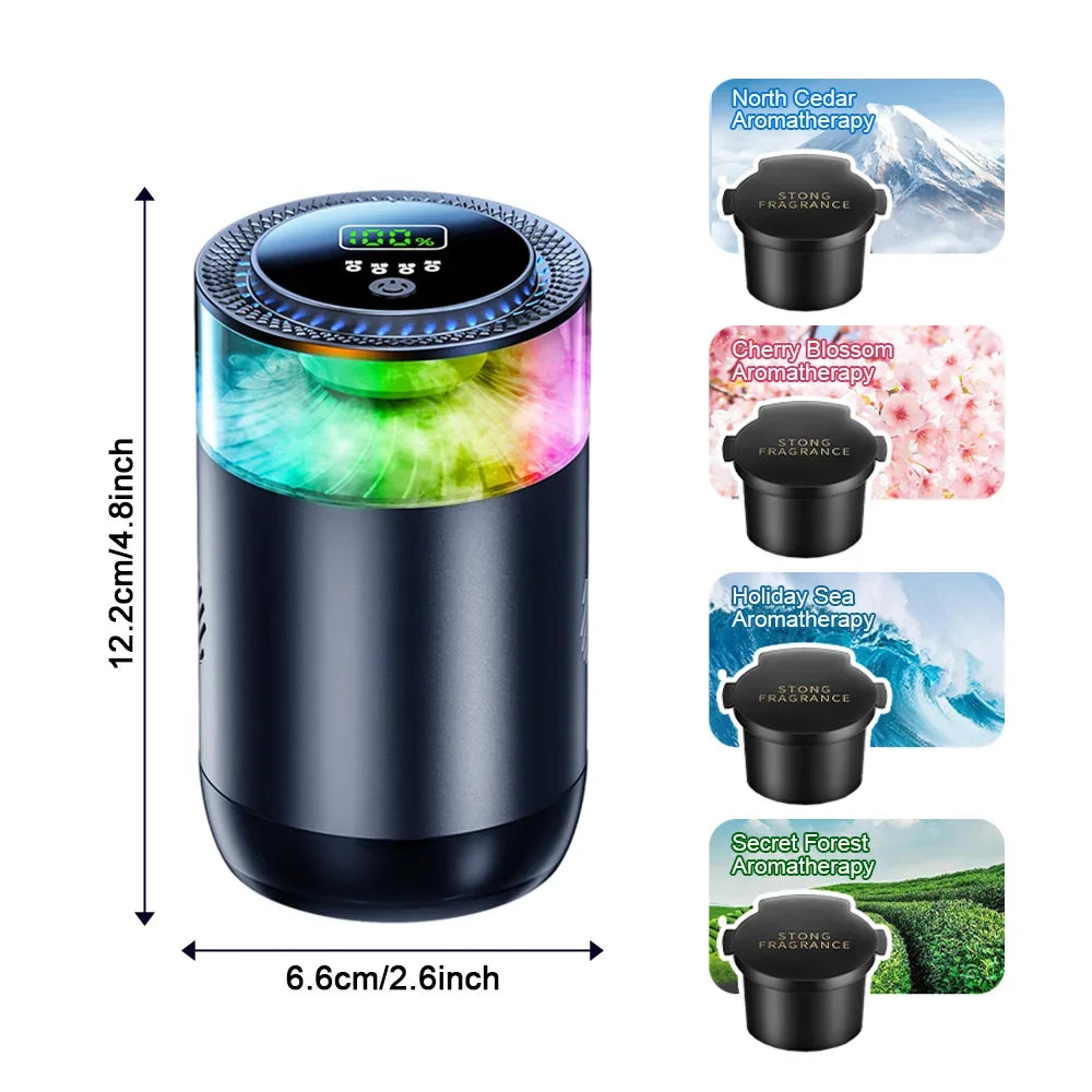 Smart Air Freshener Rechargeable Car Aroma Diffuser..