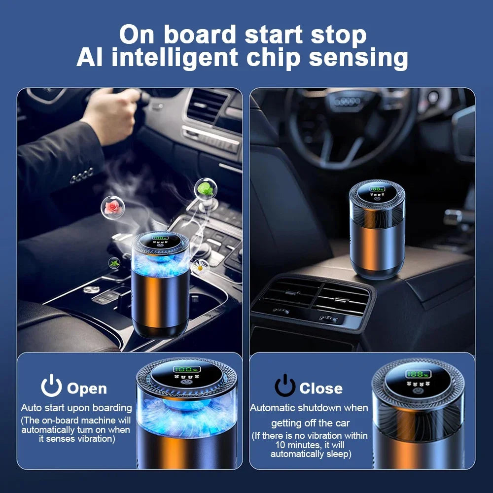 Smart Air Freshener Rechargeable Car Aroma Diffuser..