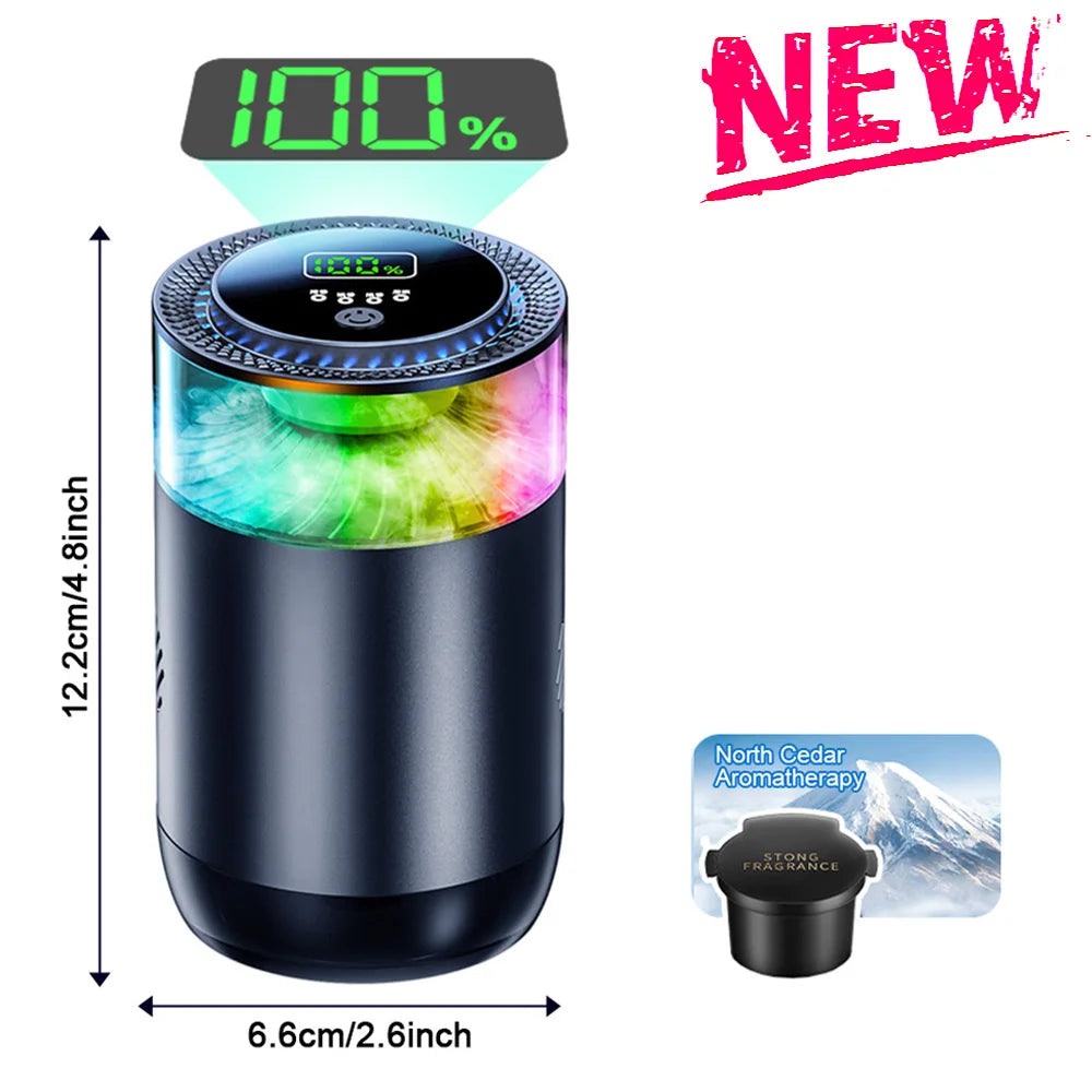 Smart Air Freshener Rechargeable Car Aroma Diffuser..