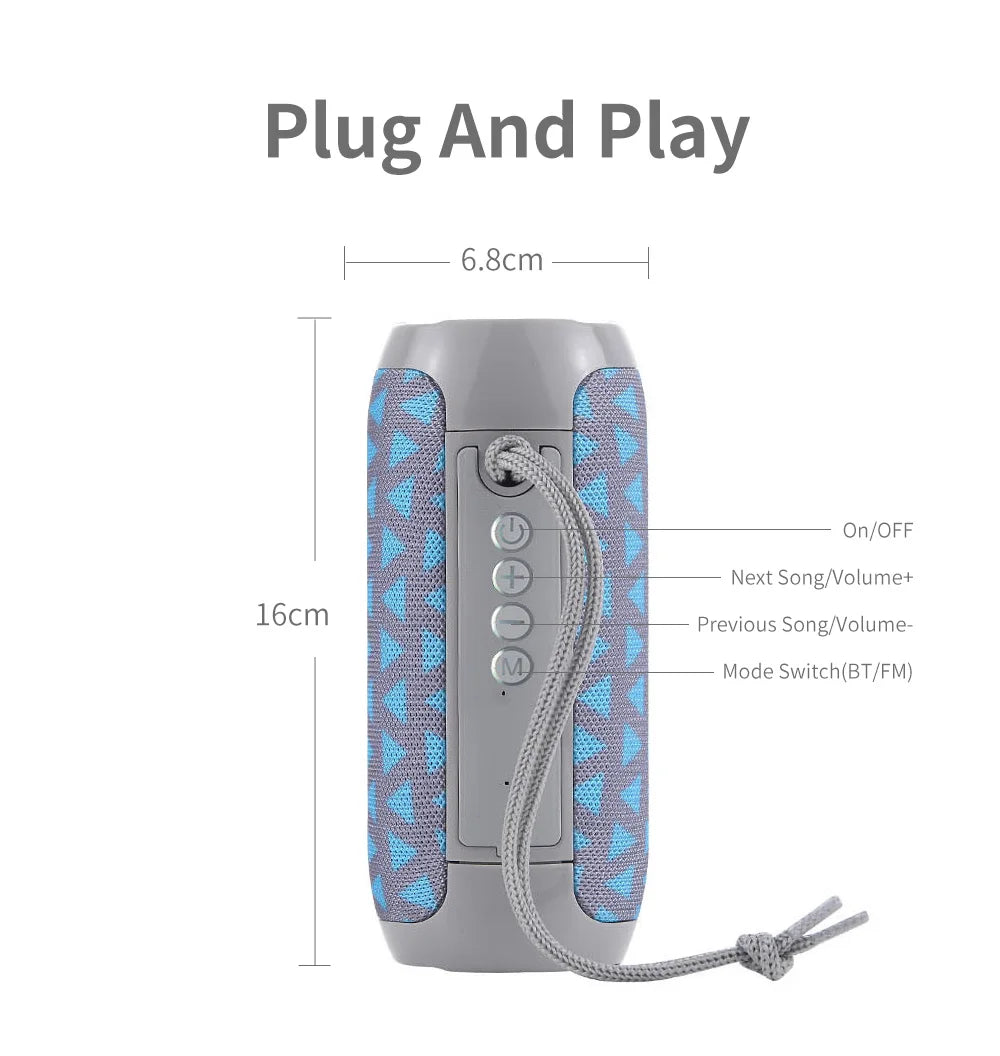 T&G TG117 Portable Waterproof Bluetooth Speaker