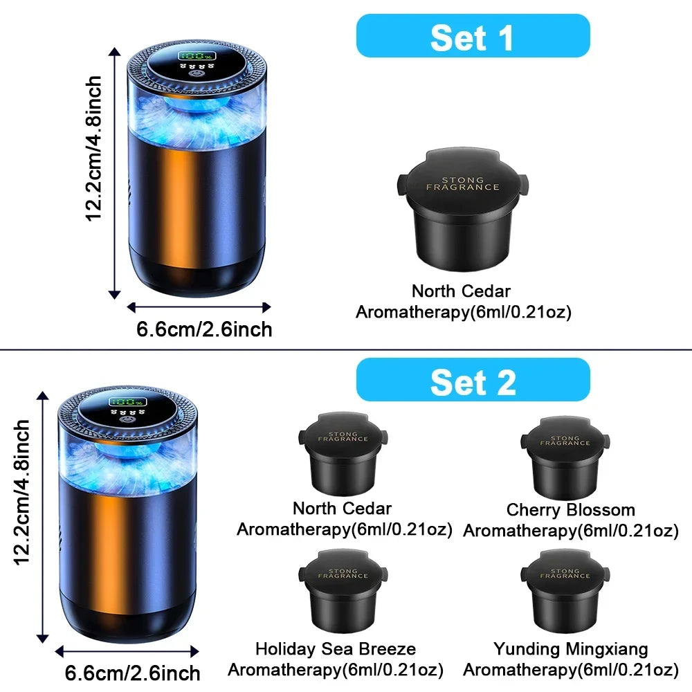 Smart Air Freshener Rechargeable Car Aroma Diffuser..
