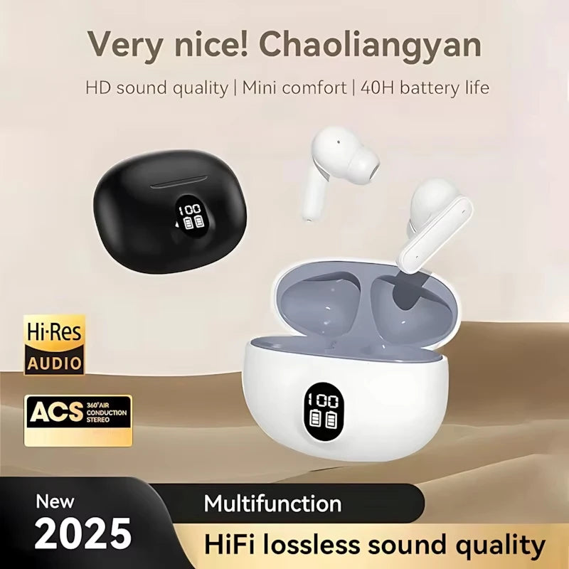 Wireless Bluetooth Headphones - HD Sound & Long Battery