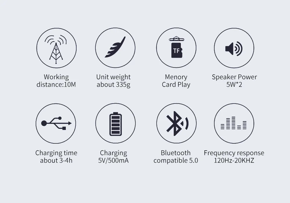 T&G TG117 Portable Waterproof Bluetooth Speaker