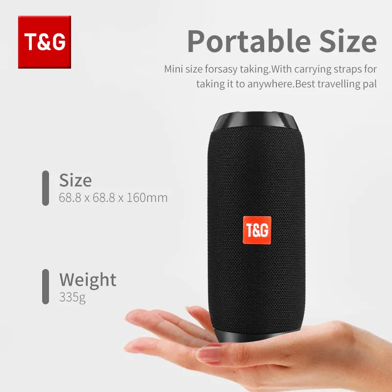 T&G TG117 Portable Waterproof Bluetooth Speaker