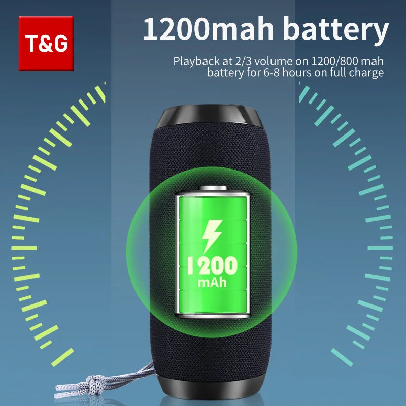 T&G TG117 Portable Waterproof Bluetooth Speaker