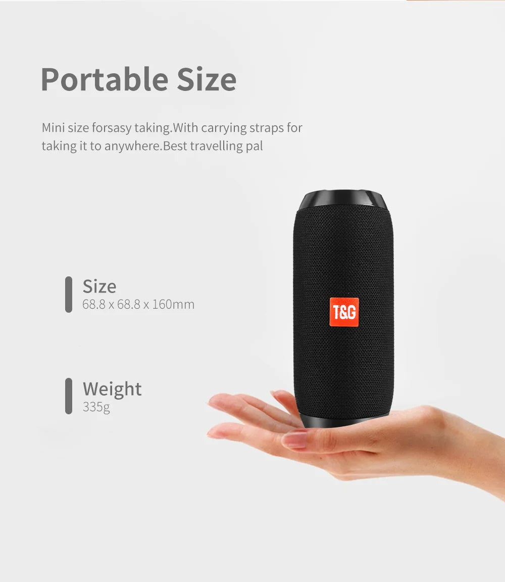 T&G TG117 Portable Waterproof Bluetooth Speaker
