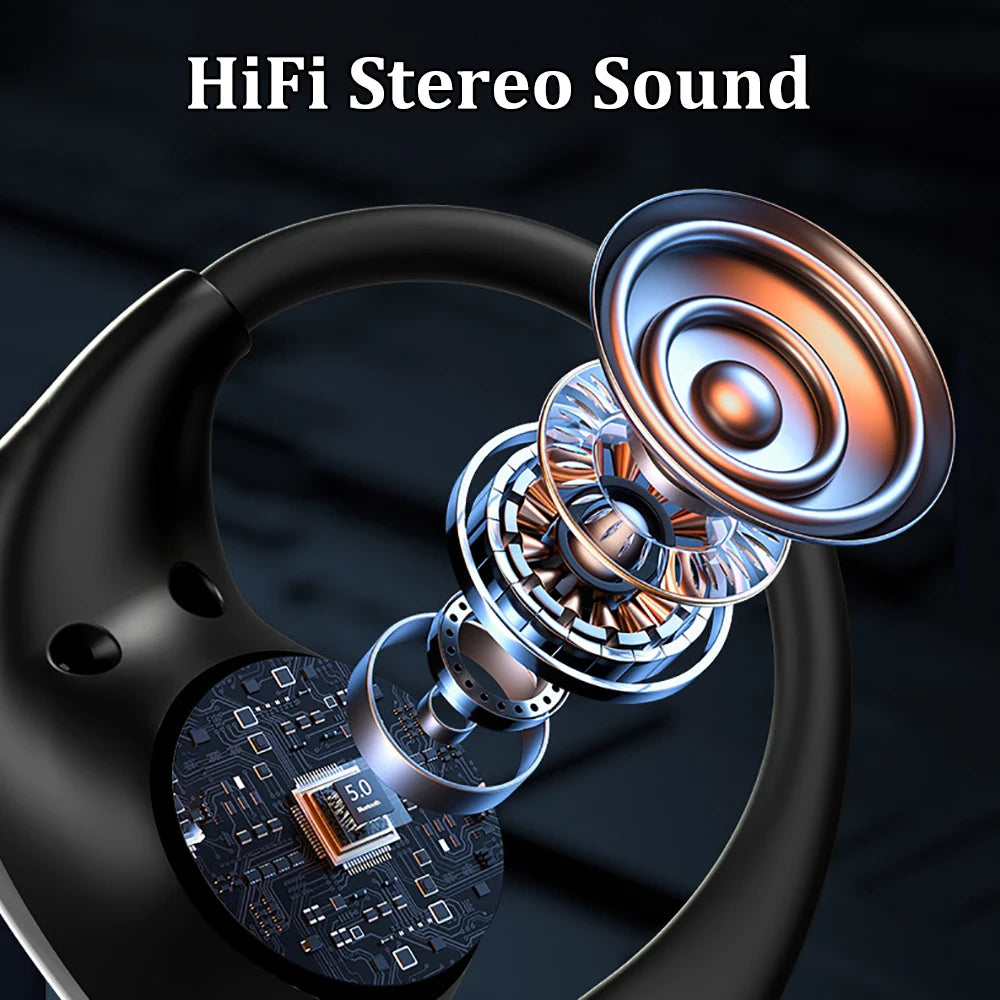 Bluetooth 5.4 Ear Hook Wireless Earbuds