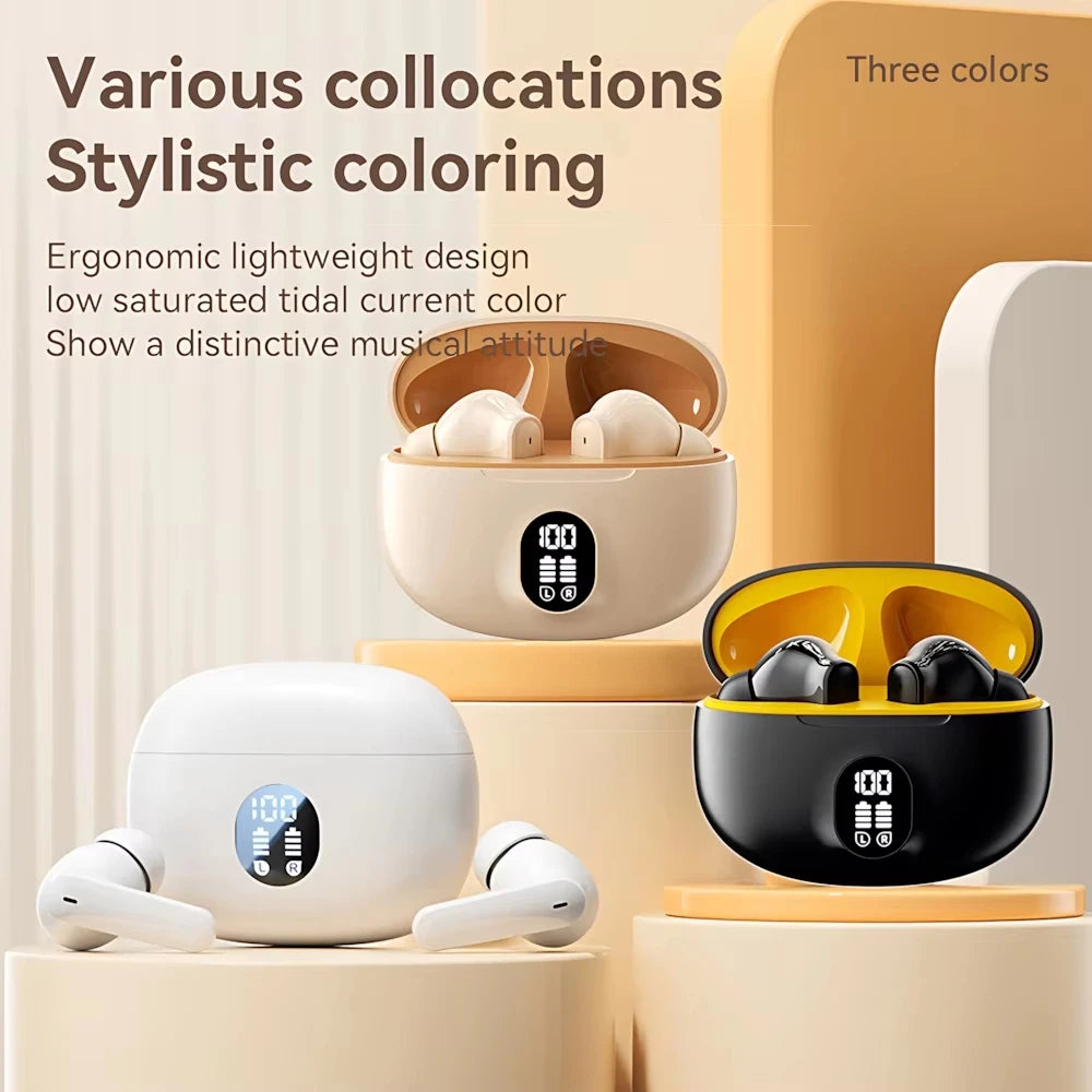Wireless Bluetooth Headphones - HD Sound & Long Battery